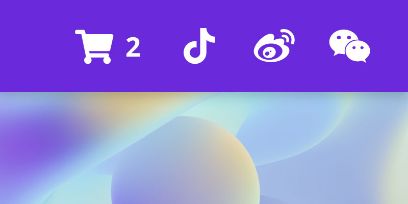 网站导航栏展示社交媒体 网站导航栏展示社交媒体